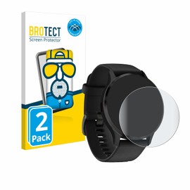 BROTECT Full Cover Protective Film Matt for Garmin Venu 3S (Pack of 2) - Full Screen Screen Protector Film, 3D Curved, Anti-Reflection