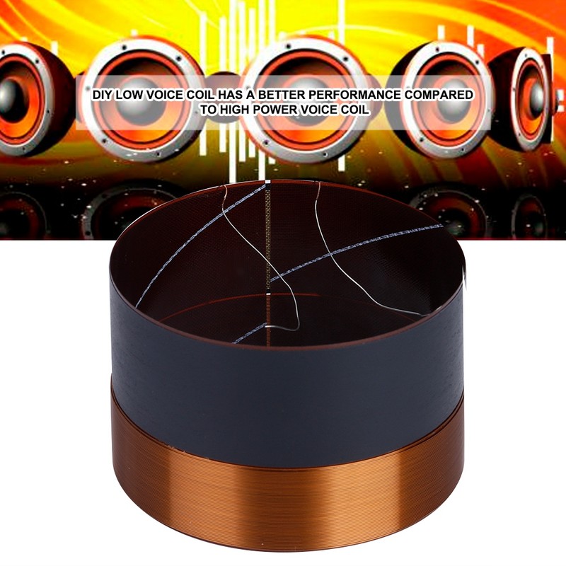 1PCS 75.5mm Audio Bass Speaker Voice Coil Woofer Sound Drive