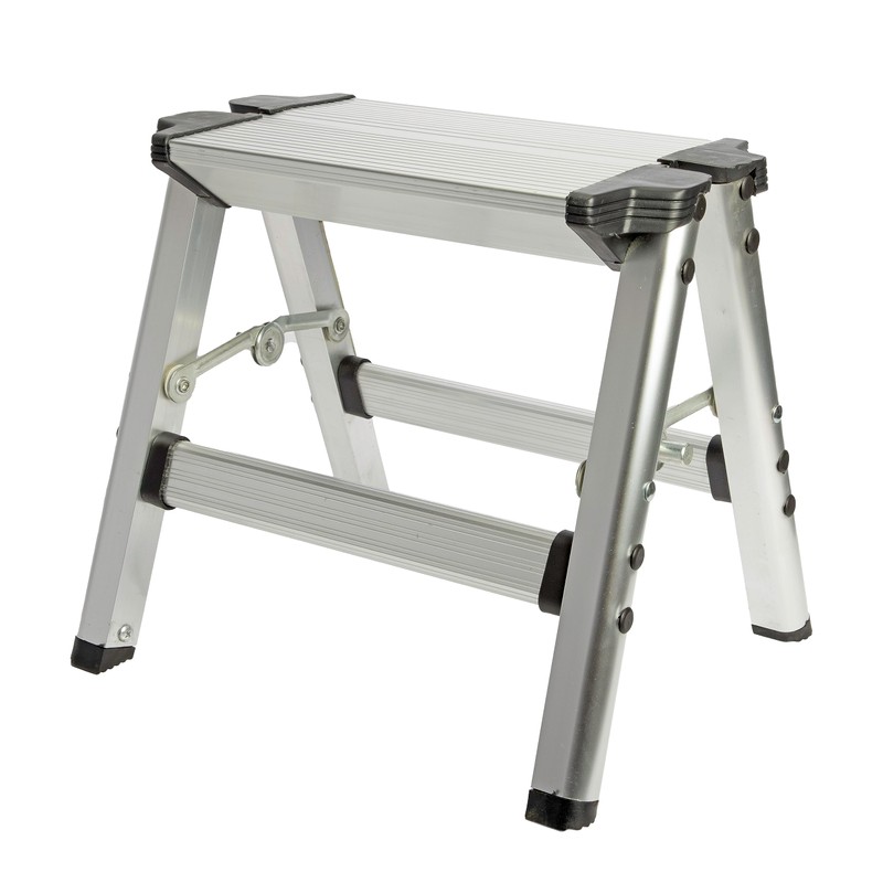 Quick Products QP-FOSS Slim-Profile Easy Folding One-Step Stool - 200