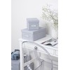 BIGSO KARIN Small Storage Box with Lid - Sturdy Organiser