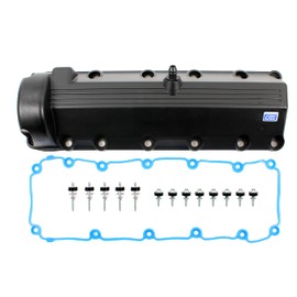 CNS Engine Valve Cover with Gasket Left Side Compatible with 97-07 Ford Lincoln 4.6L 5.4L SOHC DOHC V8