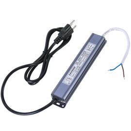 GRNLFFF LED Driver DC 24Volt 60W IP67 Waterproof Constant Voltage LED Power Supply Adapter,AC100-240V to DC24V Low Voltage Transformer for LED Lights and More