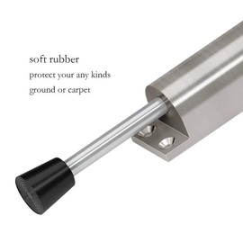 2 Pack Easy-Step Door Stop, CBTONE Stainless Steel Step Door Stopper Spring Loaded Door Stop Adjustable Door Locks Holder Stop/Release by Foot