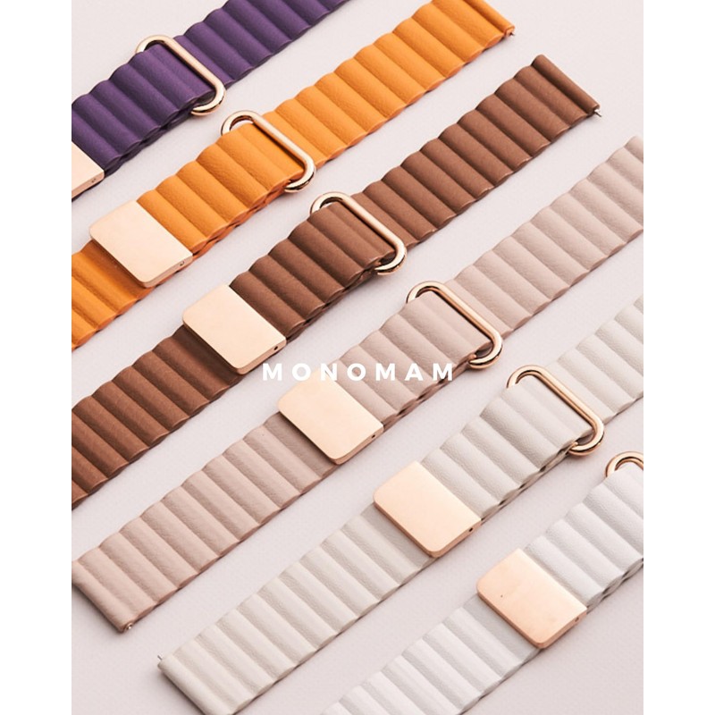 monomam Smart Watch Strap, 0.7 inch (18 mm), 0.8 inch