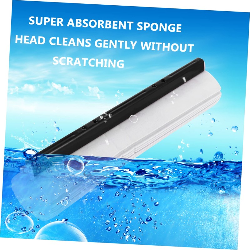 Gatuida 2Pcs Roller PVA Sponge Mop Head Refill Absorbent Cleaning