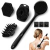 Cepillo de silicona para cuerpo OSALOLO SZ-04(A) Set 4 en