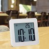Digital Bathroom Clocks Simple LCD Electronic Alarm Clock Waterproof Shower