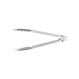 Chef Inox Stainless Steel Utility Tong with Clip, 240 mm Length