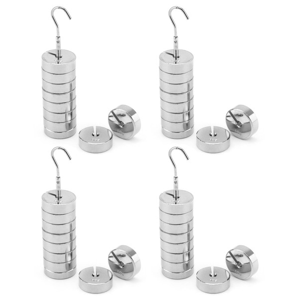 QWORK QWORK 4 Set of Slotted Weight, 9 Pcs Slotted