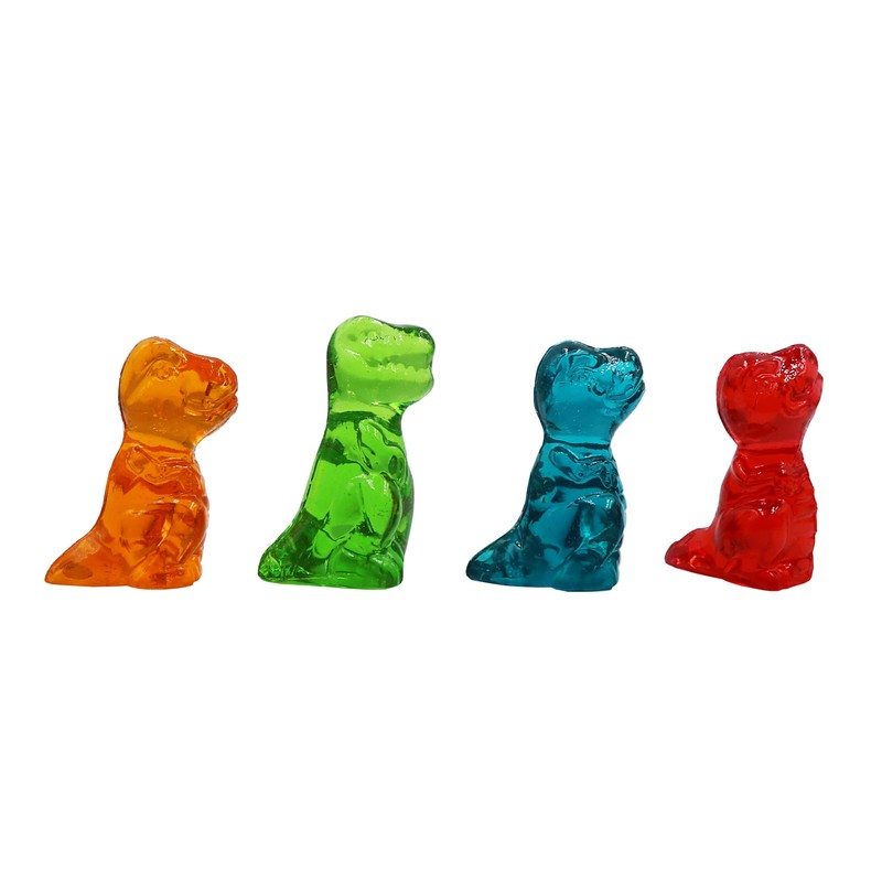 FirstChoiceCandy 3D Rainbow Juicy Gummy Candy (3D Dinosaur, 2 Pound