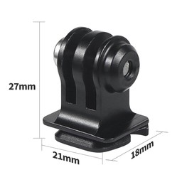 CS PRIORITY Fahrradlenkerklemme aus Aluminiumlegierung, Schnellspanner-Halterung, 1/4 Fahrradclip, kompatibel mit Hero 13, 12 X4, Osmo Action-Kamera-Halterung (2 Stück drei Karten für TypeD)