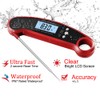Cooking Thermometer,IP67 Waterproof Digital Meat Thermometer with Backlight, Calibration &