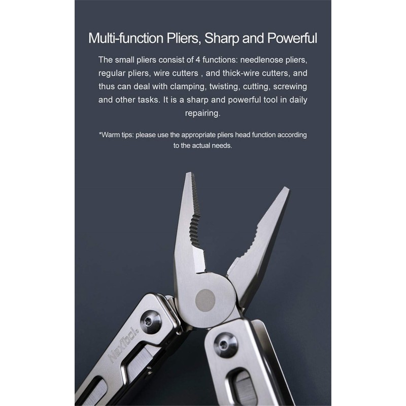 Multi Tool with Mini Tools, Multi-purpose Pocket Multifunction Pliers Made