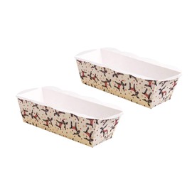 Demmler Baking Mould and Baking Accessories with Elk Motifs – Set of 2 XL Baking Moulds – 6 Pieces – Made in Germany