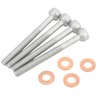 8pcs Fuel Injector Bolts Seal Washers Car Accessories Replacement for