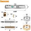 Light Fixture Cross Bar Kit Screw Collar Loop Kit Canopy