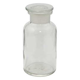 Azuwan 3-9175-04 Wide Mouth Reagent Bottle, White, 16.9 fl oz (500 ml)