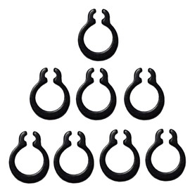 CONPHERON Manganese Steel External Circlip Snap Ring Clips Retaining Rings C-Clip Retaining Clip Ring, (Gourd Type) 5mm, 200 pcs