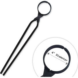 SIMOND STORE 27" Foundry Crucible Flask Tongs 4" Dia Refining Melting Casting Gold Silver