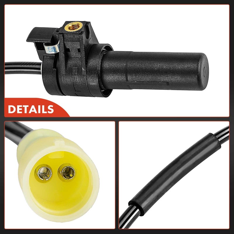 Frankberg 1 x ABS Sensor Wheel Speed Sensor 2-Pin Rear