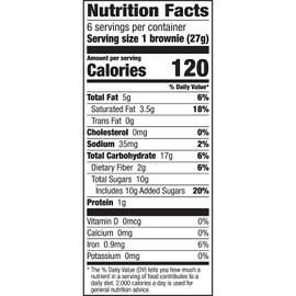 Larabar Kid, Gluten Free Bar, Chocolate Brownie, 6 ct, 5.76 oz