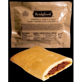 Bridgford Honey BBQ Chicken MRE Bridgford Ready to Eat meals - pick 3-6-12 pack Insp 2025 - 12 pack