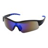 PASTL ANSI Z87.1+ Protective Safety Sunglasses Mirrored Lens Light Wrap