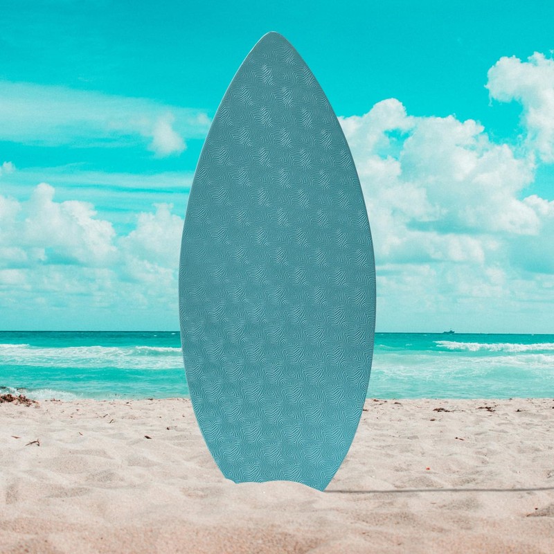 iBOARD Skipper Skimboard 36/41" – Gloss Wood Board w/ Traction
