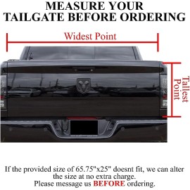 Graphix Express Tailgate Wrap American Flag Eagle Vinyl Graphic Decal Sticker, Pickup Decal T338