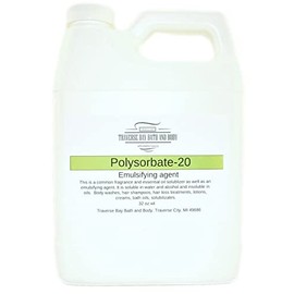 Traverse Bay Soap Company Polysorbate 20, 32oz 1 Quart Jug. safety sealed container