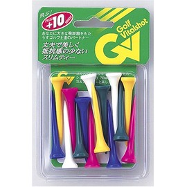 Tabata(タバタ) プラスチックティー レギュラー 15本入 【長さ55mm】 GV0456