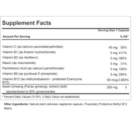 ANDREW LESSMAN Ginseng 200mg - 60 Capsules - Standardized Extract to Support Well-Being. Adaptogen, Combats Fatigue and Stress. Gentle, Small, Easy-to-Swallow Capsules. No Additives