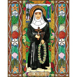 Trinity Stores Religious Art Giclee Print - 8x10 St. Marianne Cope by Brenda Nippert