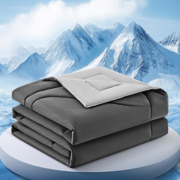 FineMay Cooling Comforter Twin Size, Double-Sided Cooling Blanket for Hot