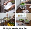 SHIMOYAMA Stainless Steel Bowl & Plate 6-Pcs, Mixing Bowls with