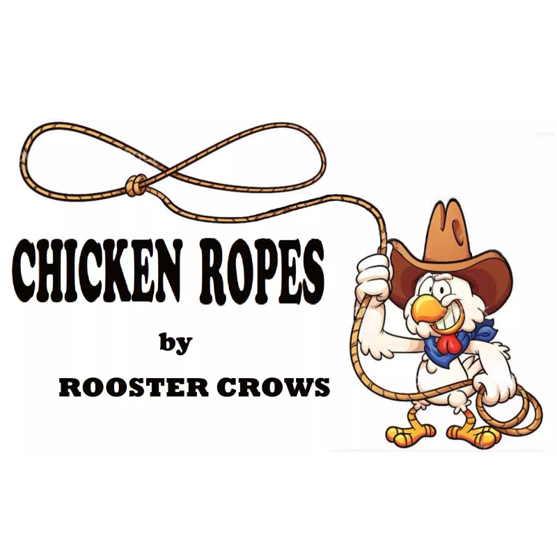 ROOSTER CROWS MICRO Chicken Roping Dummy w/ 2-Chicken Ropes Roping
