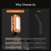 Rechargeable LED Work Light Cordless, 3000K-6500K CCT 500 Lumen, 40Hour