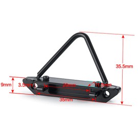 ZuoLan Metal Front Bumper for 1/24th Axial SCX24 AXI90081 Deadbolt RC Crawler Car Accessories