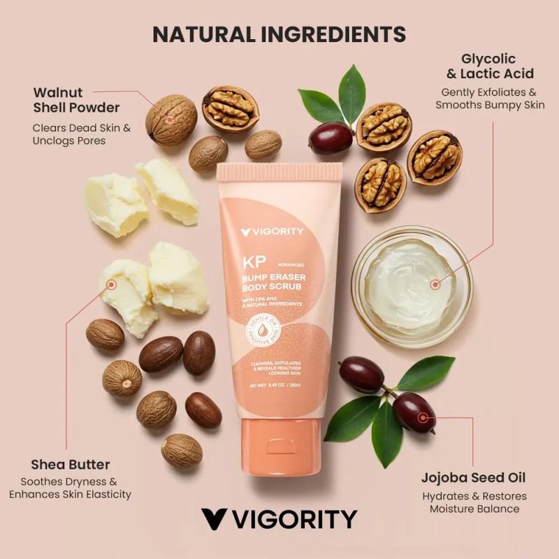 Bump Eraser Body Scrub - Keratosis Pilaris Treatment For Kp