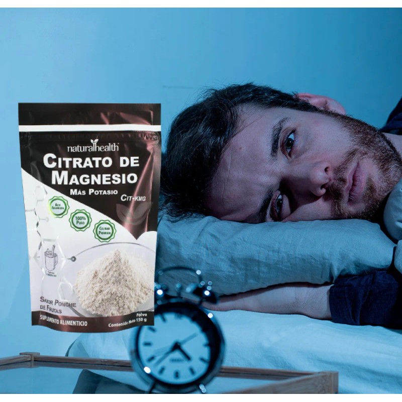 Citrato De Magnesio + Potasio 150g Fatiga Insomnio Estres