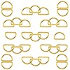 Trimming Shop Non Welded Metal D Ring Fasteners Durable Buckles