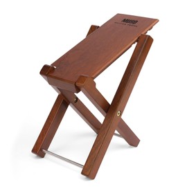MUSO Guitar Footrest Stool, Folded Wooden Pedal, 4 Level Adjustable,Suitable for Classical Acoustic Guitar,Ergonomic & Durable (Rosewood)