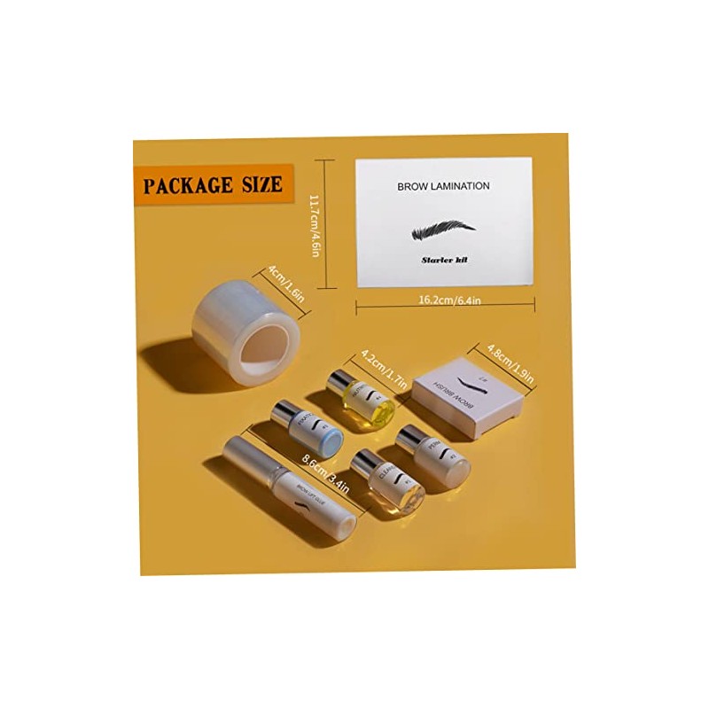 Kit de laminación de cejas, juego permanente cejas 3D para
