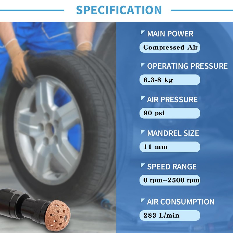 Daisleep Air Tire Repair and Polish Patch Kit with 2500