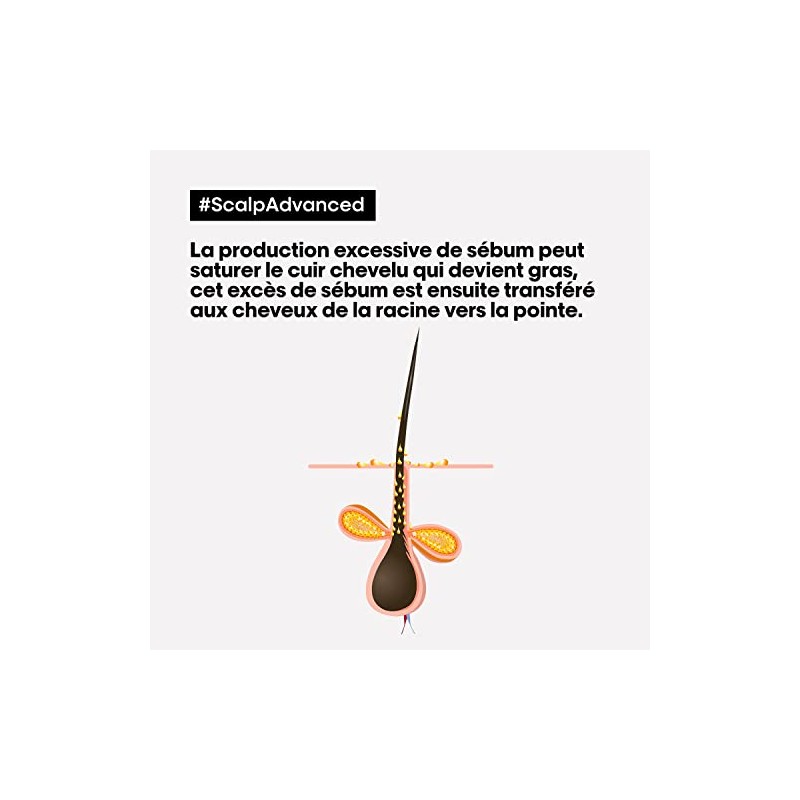 L'Oréal Professionnel Scalp Advanced Shampoo Anti-oleosidad 500ml