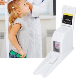200cm Stadiometer Wall Mounted Growth Measuring Height Ruler, Roller Ruler for Adults, Kids Roller Ruler, Altimeter, Retractable Tape for Home Use