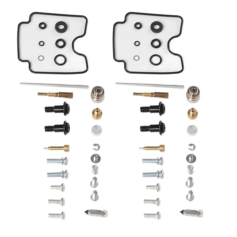 Motorcycle Carburetor Rebuild Kit with Gasket Spring Replacement for V