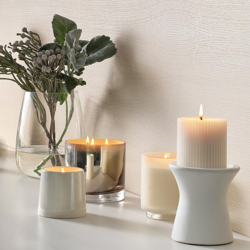 ILLUME Shine Ceramic Candle, Winter White