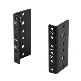 Tecmojo 2U Vertical Rack Rail Pair Kit DIY Rack Rails Kit, 12-24 Screws Included to Mount Equipment 2U-20U