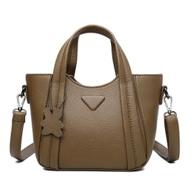 Soft Vegan Leather Shoulder Handbag Crossbody Hobo Bag For Women With Bear Pendant.